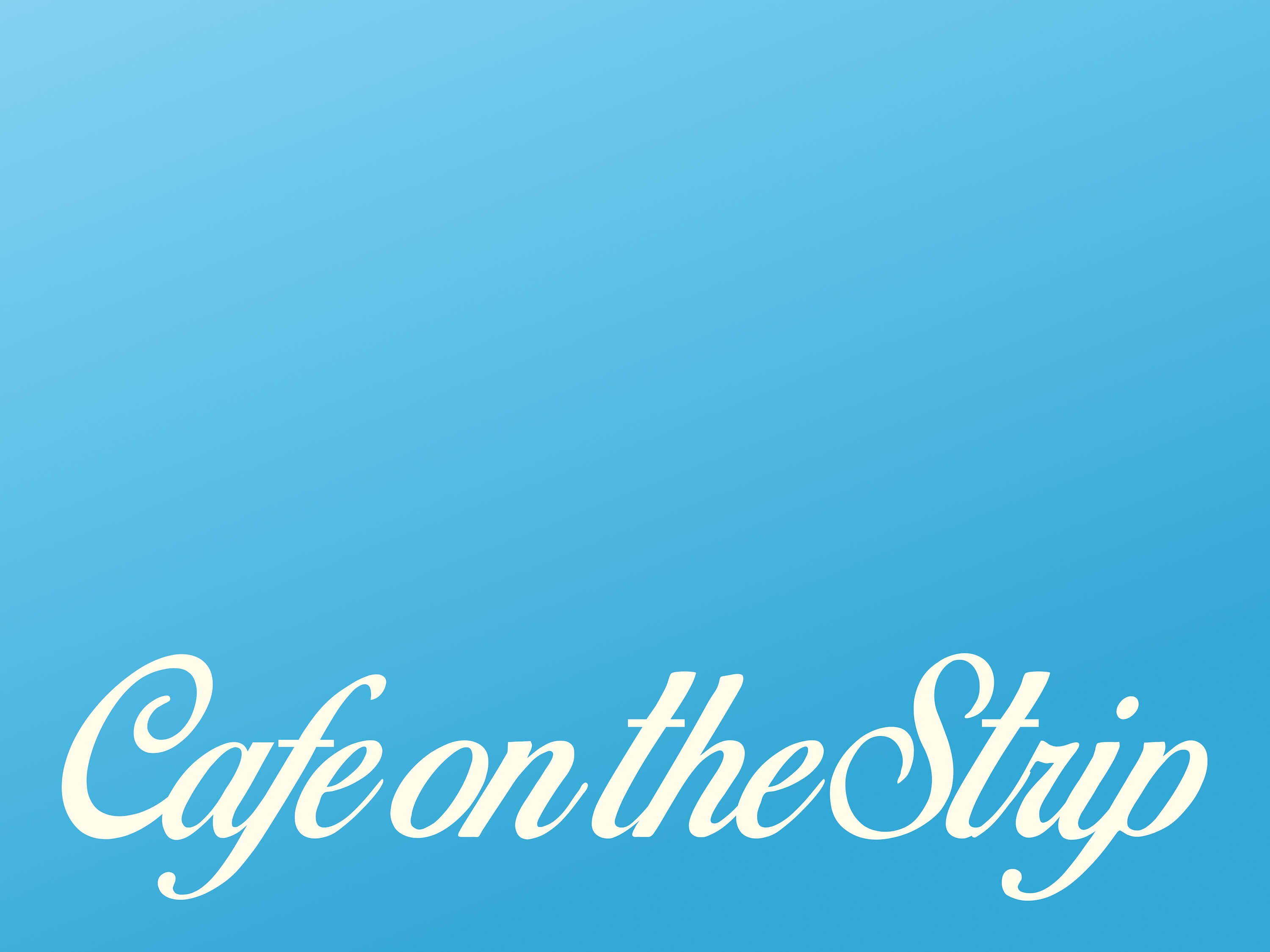 Cafe on the Strip cover